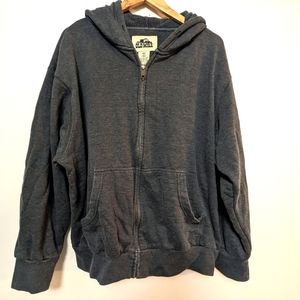 Y2K Grunge Zip Up Hoodie